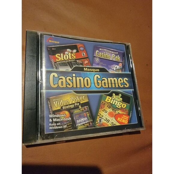 Masque Casino Game (PC, 2003, E) RETRO VIDEO GAME - COMPLETE w MANUAL - Picture 1 of 4